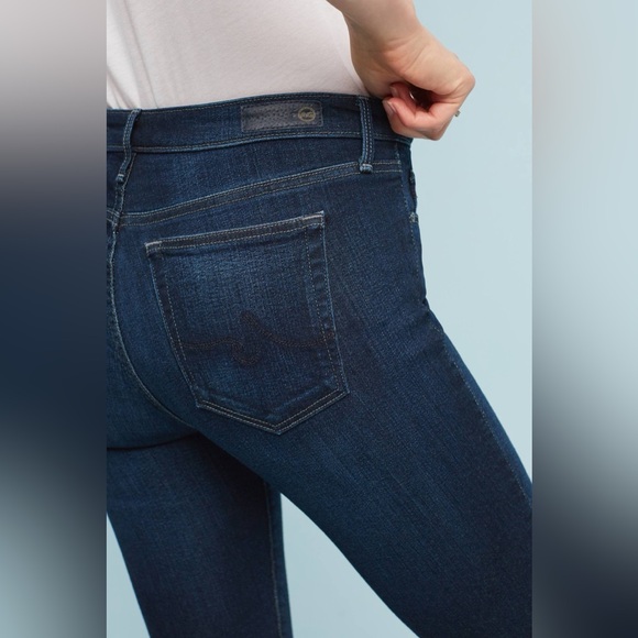 AG Adriano Goldschmied The Prima Crop Jeans Women's Size: 26 Blue Mid Rise - Picture 16 of 16